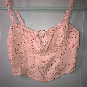 Aeropostale pink corset top